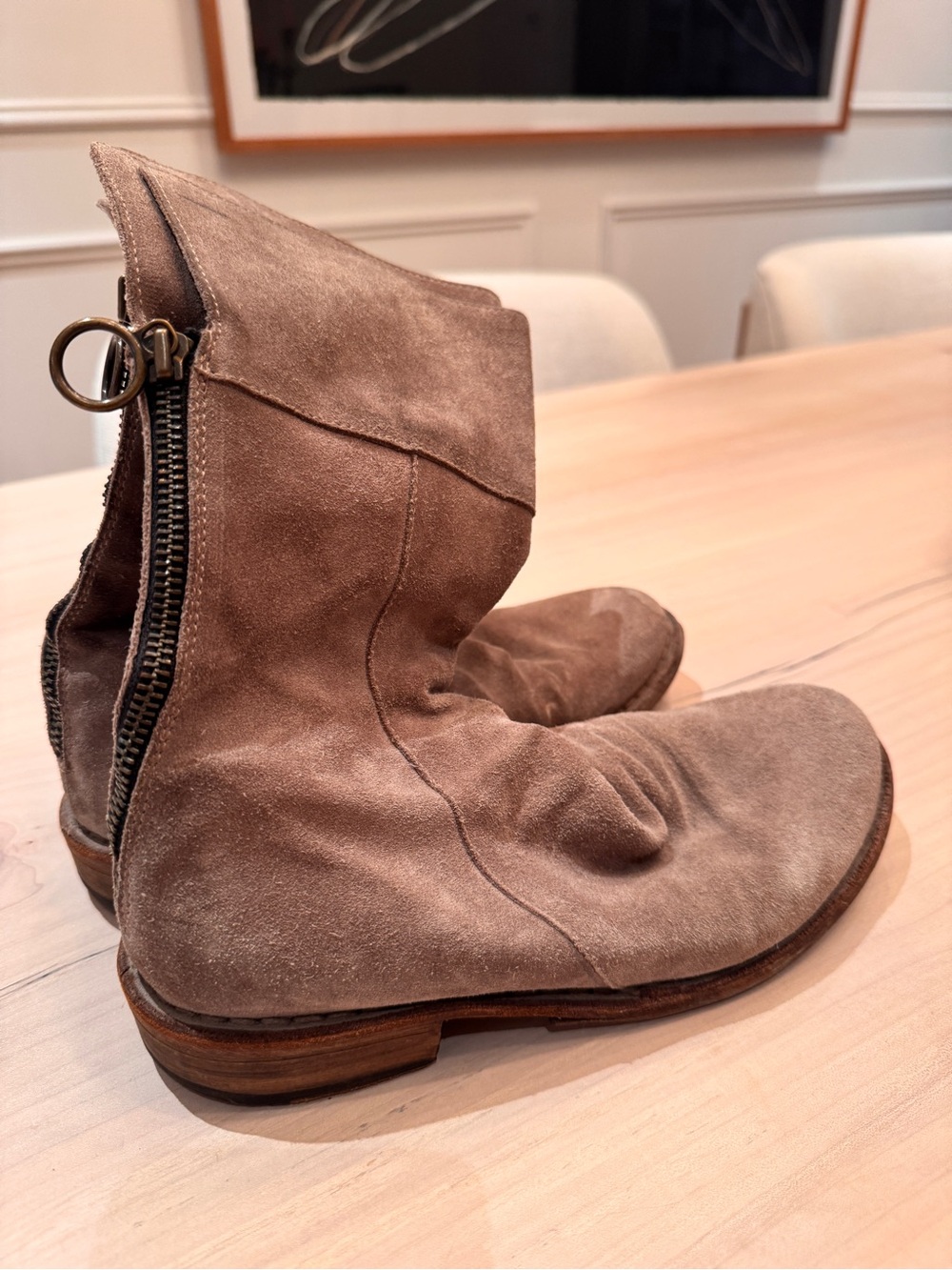 Vintage Fiorentini  & Baker suede ankle boots
